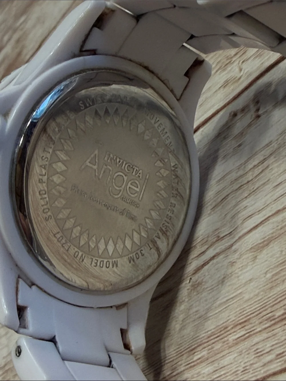 Invicta White Women's Sport Watch with Ceramic-Look Bracelet
